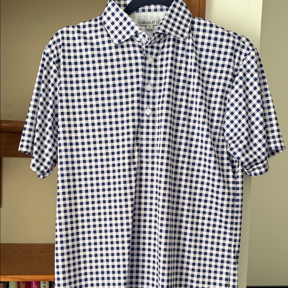 Blue Collars&Co Checkered Men's Shirt